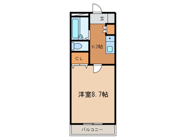 サンアメニティーの物件間取画像